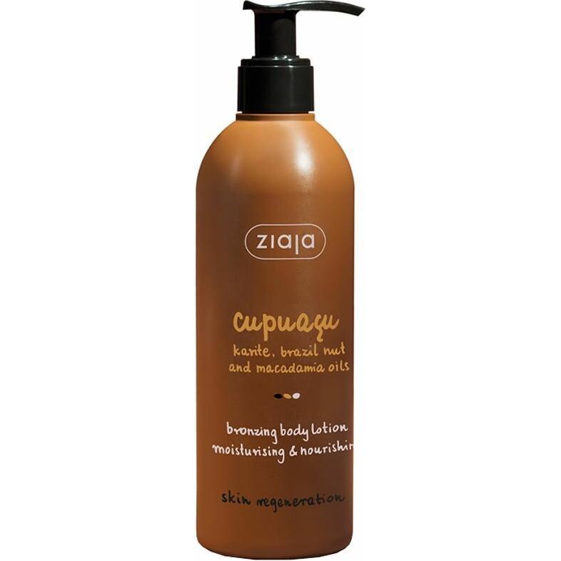 Ziaja, Selbstbräuner, Self-tanning body milk Cupuacu 300 ml (Selbstbräunungstuch, 300 ml)