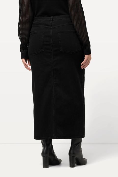 Actual product image Ulla Popken Denim 5 Pocket Skirt (58)