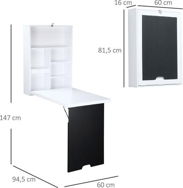Produktbild Swisshandel24 Wandtisch (60 x 94.5 x 147 cm)