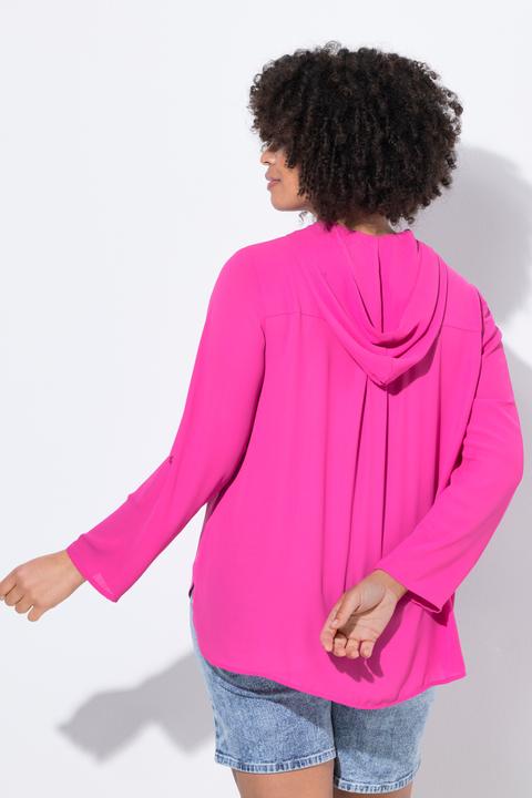 Image du produit Angel of Style Bluse, A-Linie, Krepp, Kapuze (46)