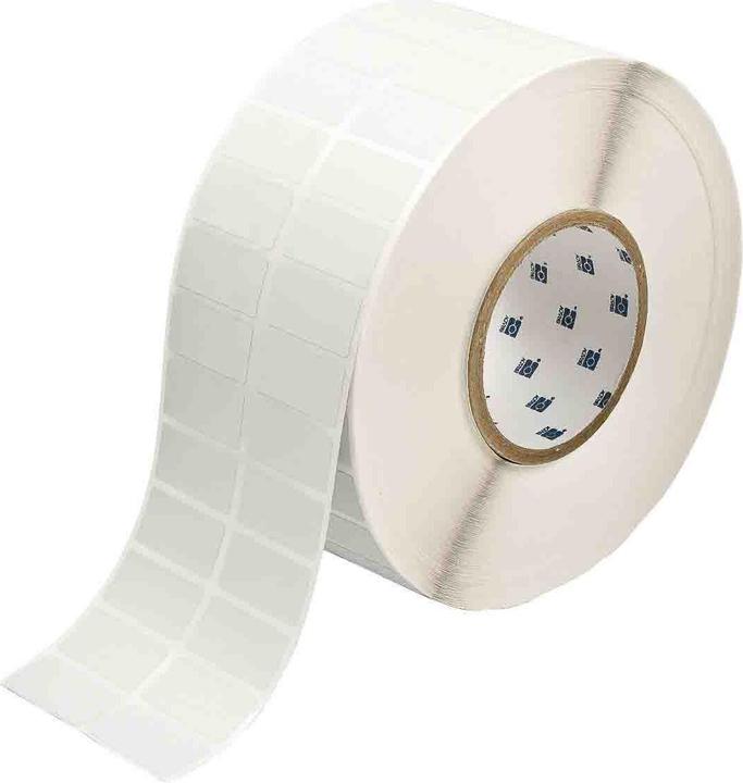 Produktbild Brady THT-6-7576-10, Fälschungssicherer metallisierter Polyester, Silber, matt, 38.10 x 19.05 mm (3.81 cm)