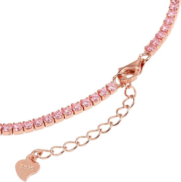 Immagine prodotto Bijouteria Bracciale (20 cm, Rivestimento in PVD (colore oro), Argento 925, Zirconia)