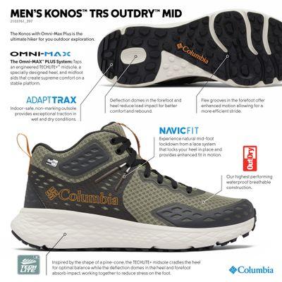 Actual product image Columbia Konos Trs Outdry Mid Men's boots (42)