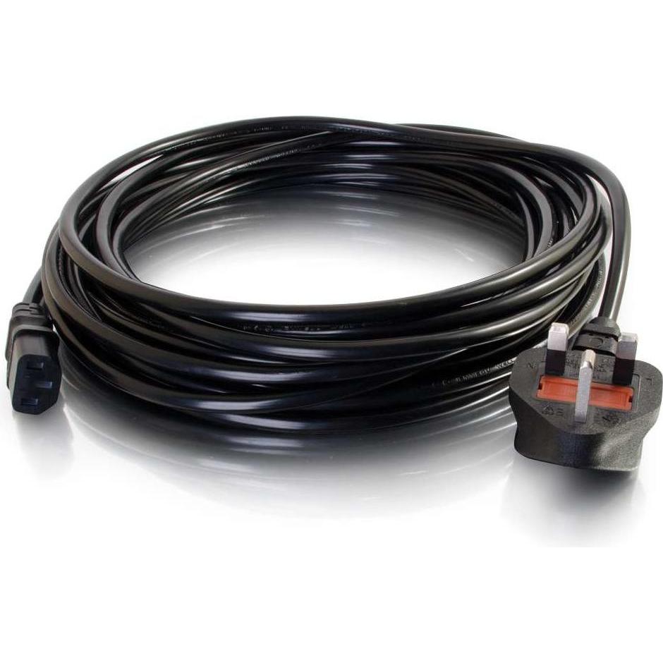 Thumbnail - C2G Kabel / 10 m Universal Power cord BS 136 (10 m), Stromkabel