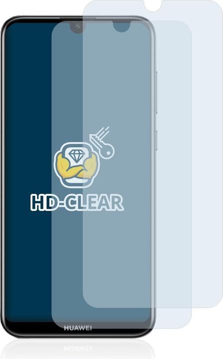 Produktbild BROTECT Schutzfolie Displayschutz Displayschutzfolie Folie Klar Transparent (2 Stück, Huawei Y7 Prime (2019))