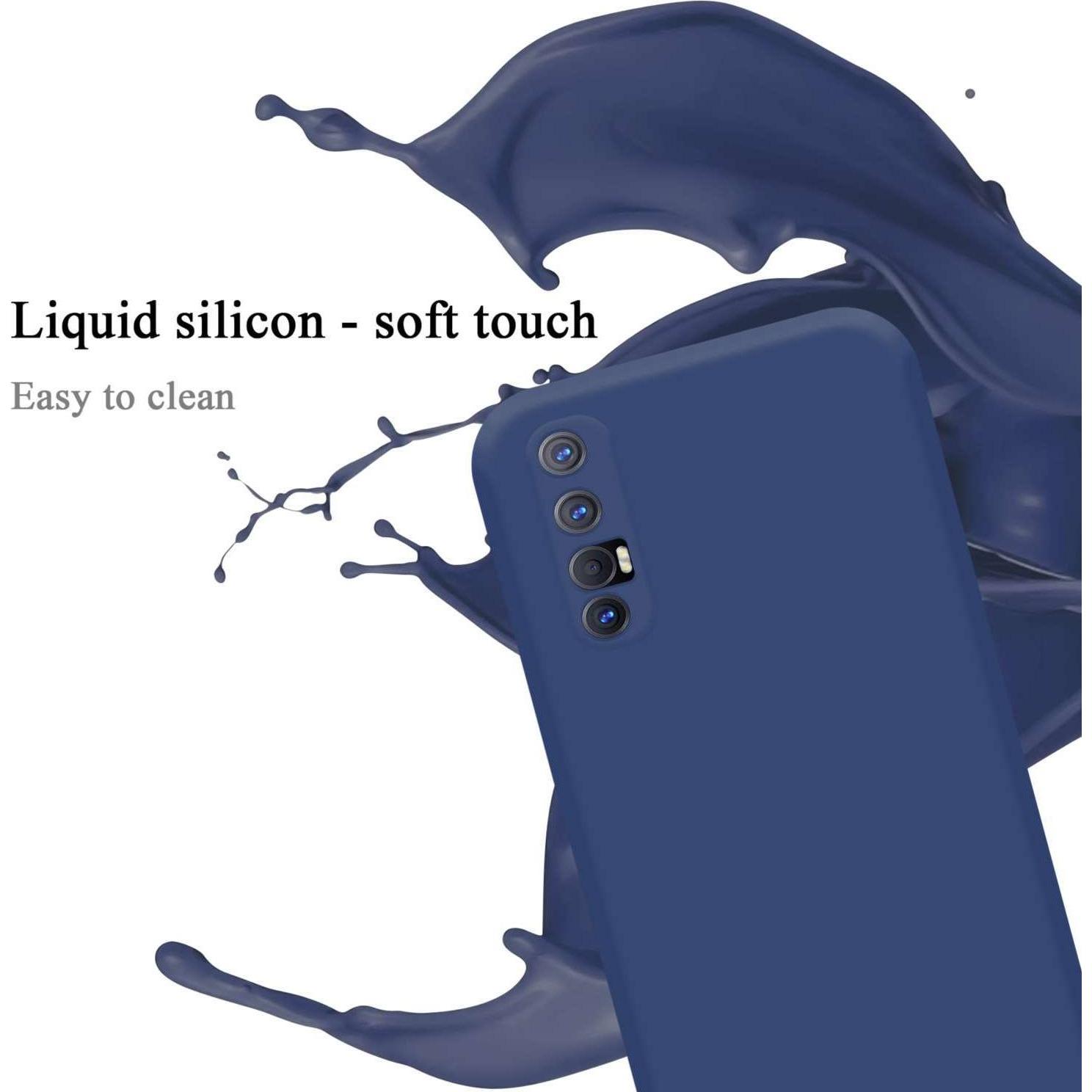 Thumbnail - Cadorabo Hülle für Oppo FIND X2 NEO TPU im Liquid Case Design (Oppo Find X2 Neo), Smartphone Hülle, Blau