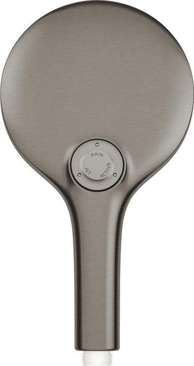 Produktbild Grohe Rainshower SmartActive 130 Handbrause, 9,5l/min (hard graphite gebürstet) (3 Strahlarten, 9.50 l/min)
