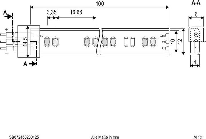 Produktbild EVN LED-Stripe (Kaltweiss, Warmweiss, 500 cm, Indoor)
