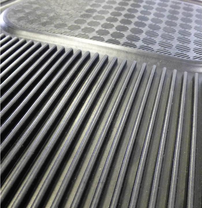 Image du produit HP Autozubehör Tapis en caoutchouc de luxe 4 pièces (1 jeu de 4 tapis de sol)