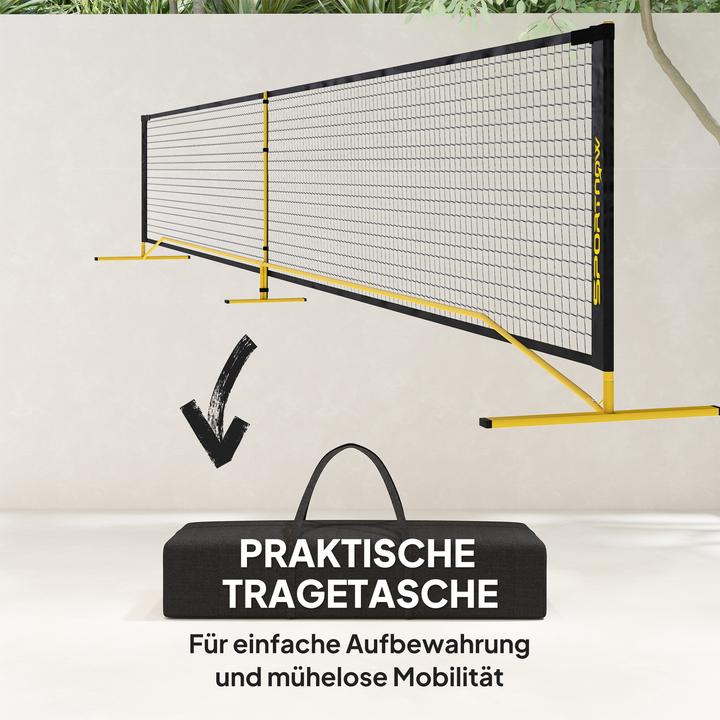 Actual product image SportNow Pickleball-Netz Metall, Polyester Gelb+Schwarz