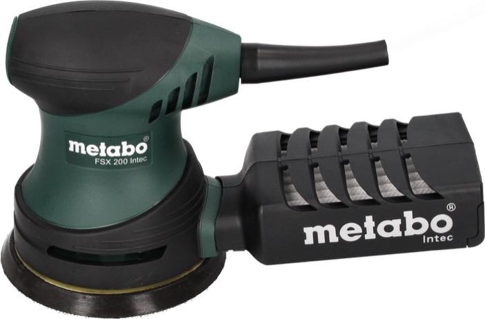 Actual product image Metabo FSX 200 Intec Random Orbit Sander 240 W 125 mm + 2x Toolbrothers SPIDER Sanding Net Set + Koff (Eccentric grinder, 240 W)