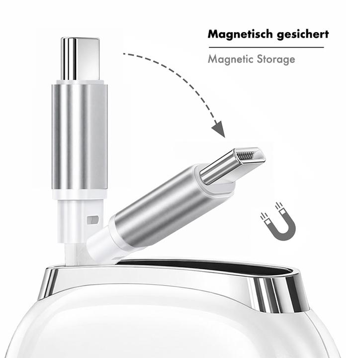 LogiLink USB 2.0 Type-C-Kabel, C/M zu C/M, ausziehbar, 480 Mbit/s, 60W, weiss, 1 m (1 m, USB 2.0, 60 W)