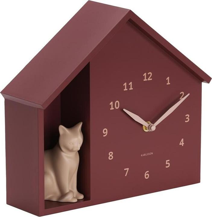 Actual product image Karlsson Wall Clock Siting Cat (24.90 cm)