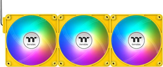 Image du produit Thermaltake TT CT120 EX ARGB Sync PC Cooling Fan 3 Pack Bumblebee (120 mm, 3 x)