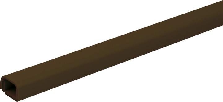 Immagine prodotto Steffen Canalina multi cavo 11x9mm 4 aste 1m autoadesiva marrone (Tubazione, 100 cm)