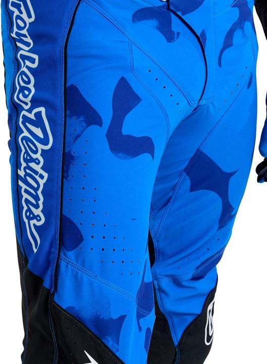 Actual product image Troy Lee Designs SE Pro Pant, Blotted, bright blue, 28 (28)