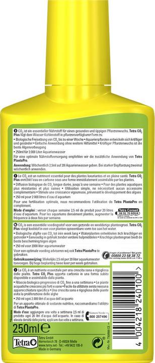 Productafbeelding Tetra CO2 Plus (Waterbehandeling aquarium)
