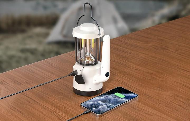 Actual product image Superfire Camping light with searchlight M61, USB-C