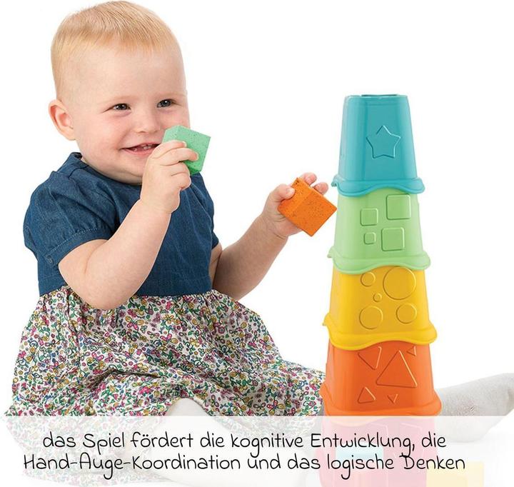 Actual product image Chicco 2 in 1 stacking cup - Eco+