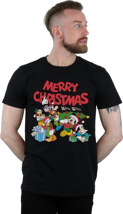 Immagine prodotto Disney Mickey And Friends Winter Wishes Maglietta Uomo (4XL)
