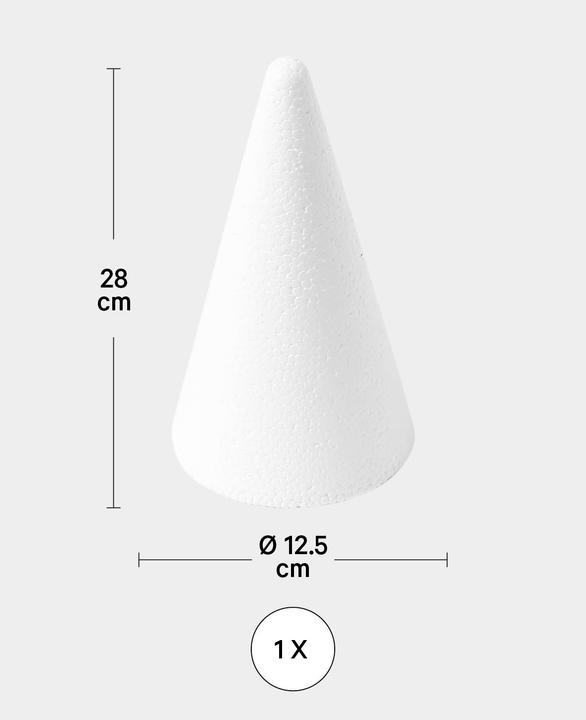 Actual product image I Am Creative Styrofoam cone