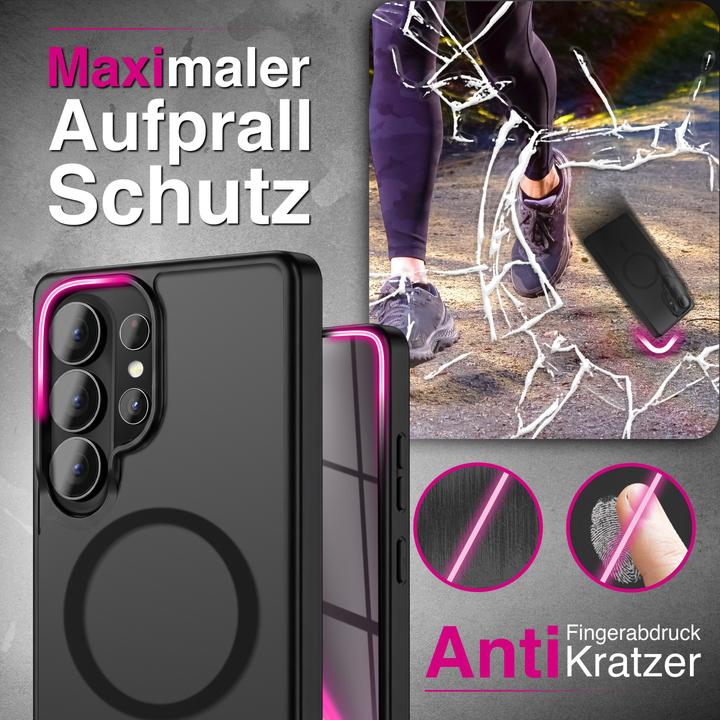 Produktbild Nalia Cover "Slate" - Stossfeste MagSafe Hülle - hohe Magnetkraft für Zubehör - Smart-Cut Design Case (Samsung Galaxy S26 Ultra)