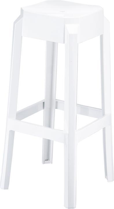 Actual product image CLP Bar stool Fox, white gloss