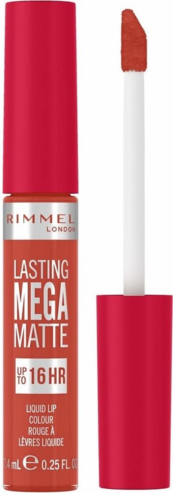 Immagine prodotto Rimmel London Colore labbra liquido Mega Matte a lunga durata (Fiamme Scarlatte)