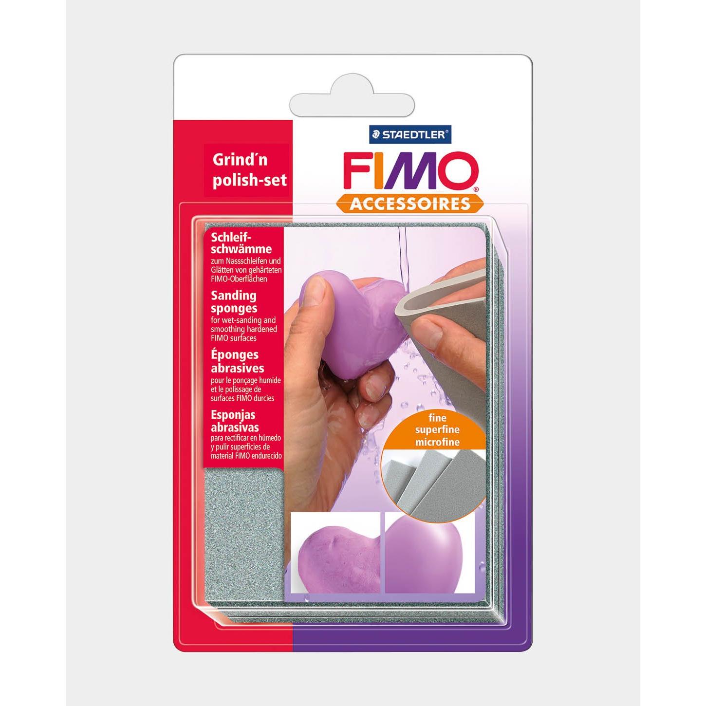 Thumbnail - Fimo Soft - Schleifschwamm-Set