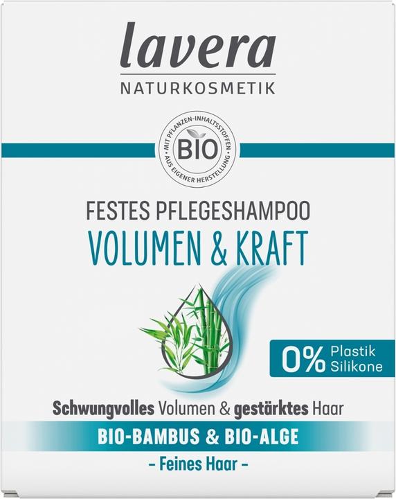 Actual product image Lavera Shampoo Solid Care Shampoo Volume & Strength 50 g (Solid shampoo)