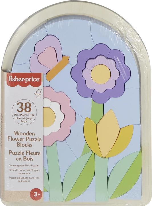 Produktbild Fisher-Price Blumengarten Holz-Puzzle (38 Teile)