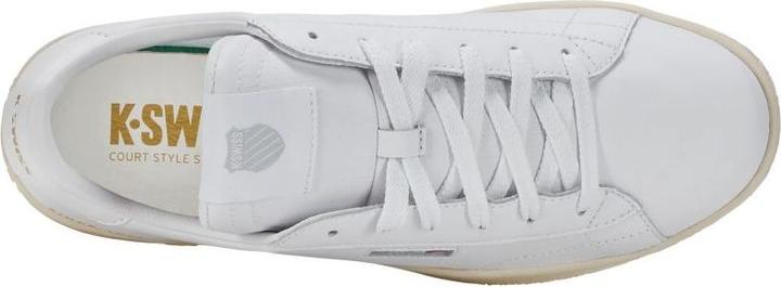 Actual product image K-Swiss Slammklub CC Sneakers voor heren, WHT/WHT/Vintage, 43 EU, Wht Wht Vintage, 43 EU (43)