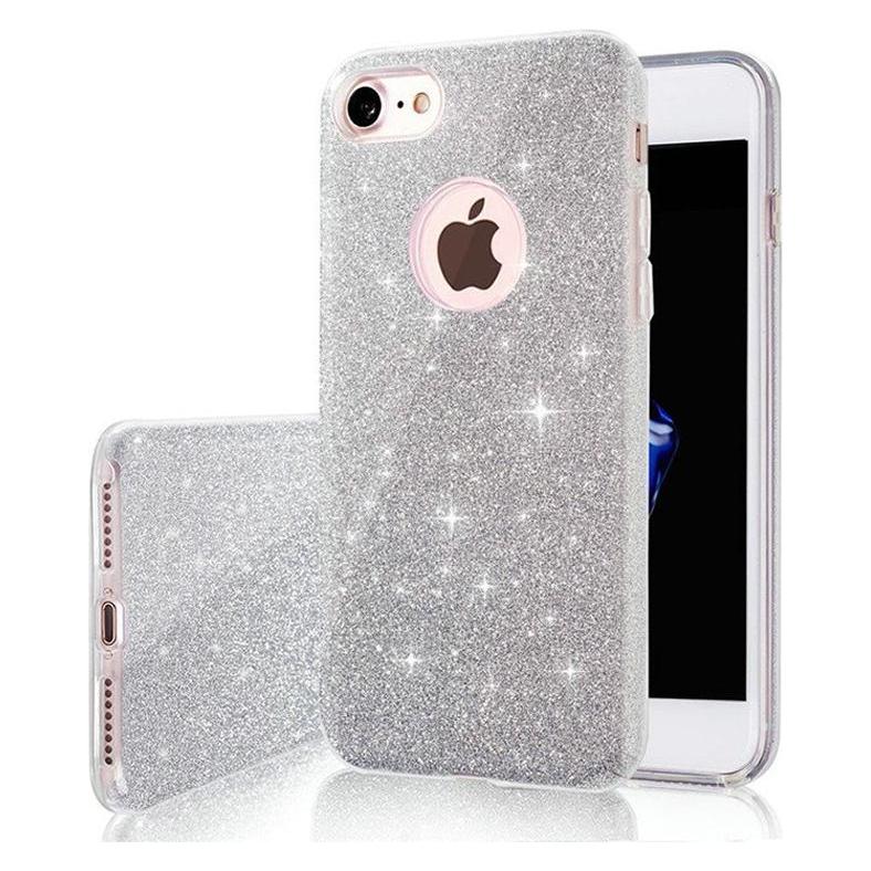 Oem Custodia Glitter 3In1 Per Samung Galaxy A50 / A30S / A50S Argento (Samsung Galaxy A30S, Samsung Galaxy A50, Samsung Galaxy A50S), Cover Smartphone, Argento
