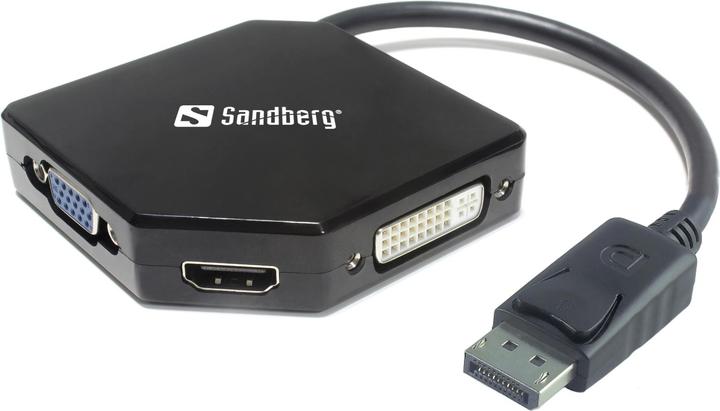 Produktbild Sandberg DisplayPort zu (DVI, HDMI, VGA, 19 cm)