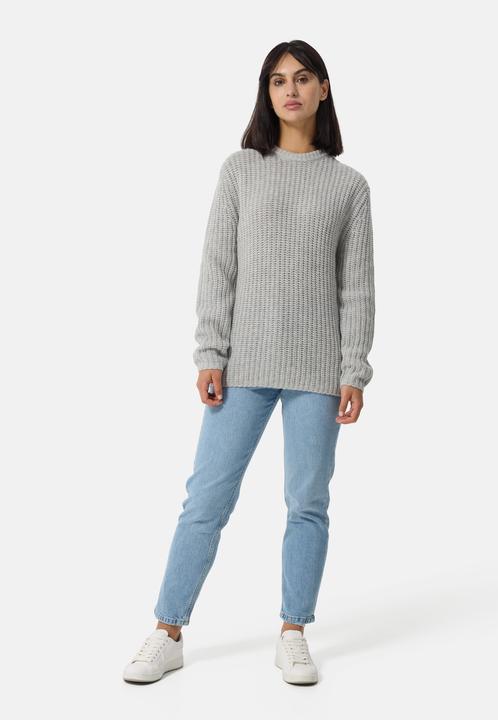 Produktbild Cash-Mere Grobgestrickter Wolle Kaschmir Rundhals Pullover (XS)