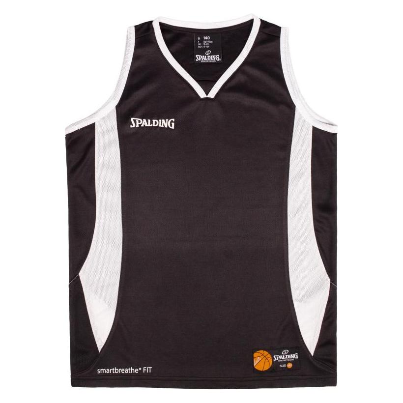 Spalding, Jungen, Sportshirt, Jam Tank Top (152), Schwarz, 152