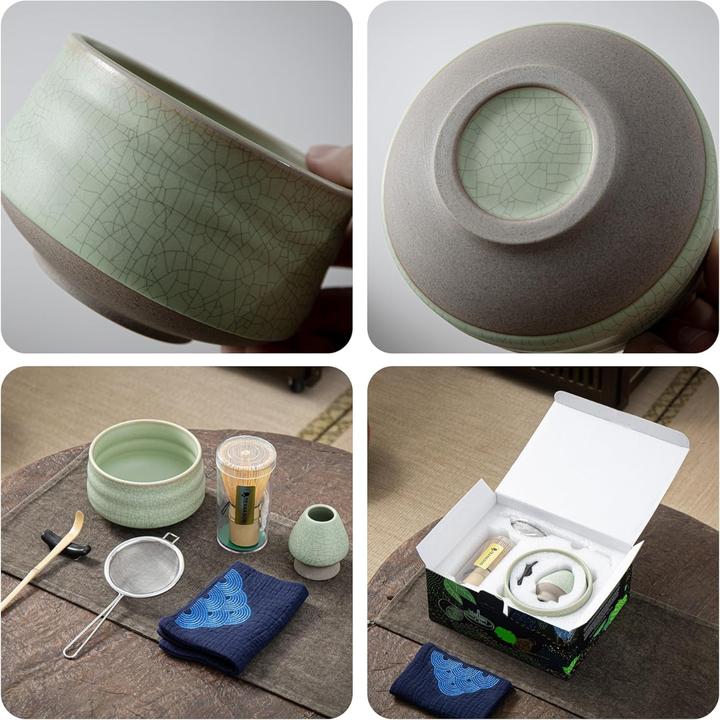 Produktbild Teanagoo 7-teiliges Matcha Tee-Set mit Besen und Zubehör