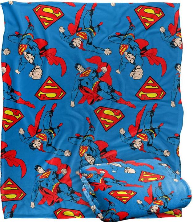 Produktbild Superman Decke Rundum bedruckt (152 x 127 cm)