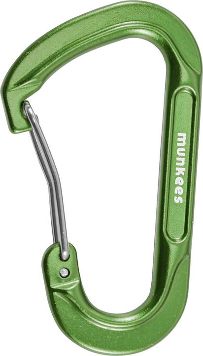Actual product image Munkees D-Form-Karabiner mit Drahtschnapper