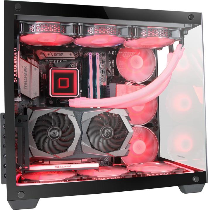 Actual product image Mars Gaming Boitier Grand Tour E-ATX MCV4 RGB avec panneaux vitrés (Noir) (ATX, mATX, Mini-ITX, E-ATX)