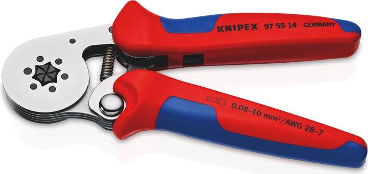 Knipex Selbsteinstellende Crimpzange für Aderendhülsen (180 mm)