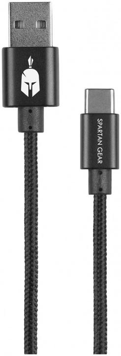 Actual product image Spartan Gear Double Sided USB Cable Type C 2m (Charging Cable Compatible with Playstation 5, Xbox Se (PS5)