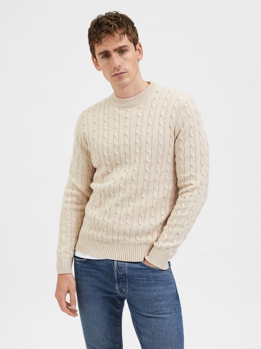 Produktbild Selected Homme Zopfstrick Strickpullover (XL)