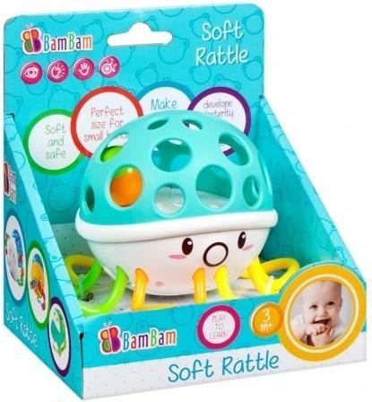 Actual product image Bambam BAM BAM Octopus Soft Rattle