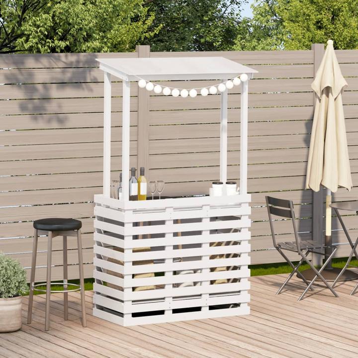 Immagine prodotto vidaXL Gartenbar mit Dach (112,5 x 57 x 195,5 cm)