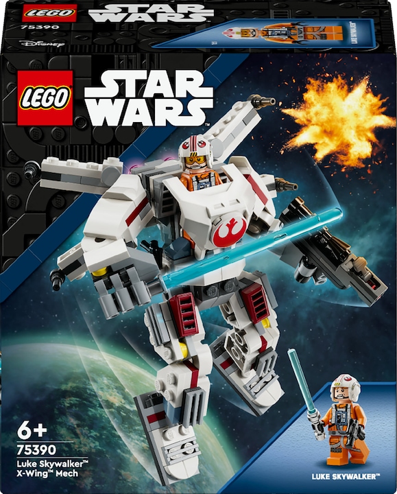 Actual product image LEGO Luke Skywalker's X-Wing Mech (75390, LEGO Star Wars)