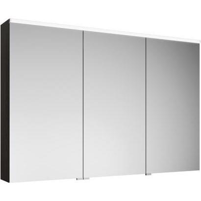 burgbad, Spiegelschrank, Eqio Spiegelschrank mit horizontaler LED-Beleuchtung, 3 Türen, mittlerer Anschlag rechts, 1