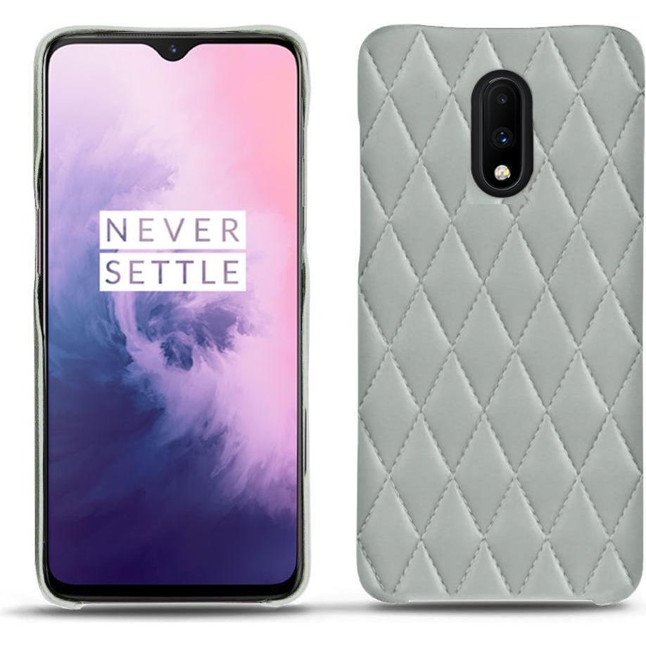 Noreve Lederschutzhülle (OnePlus 7), Smartphone Hülle, Grau