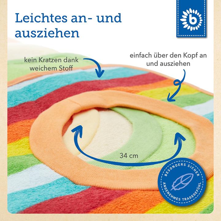 Image du produit Bieco Lätzchen 6er-Set, Regenbogen 30 x 24 cm (0 Mois)