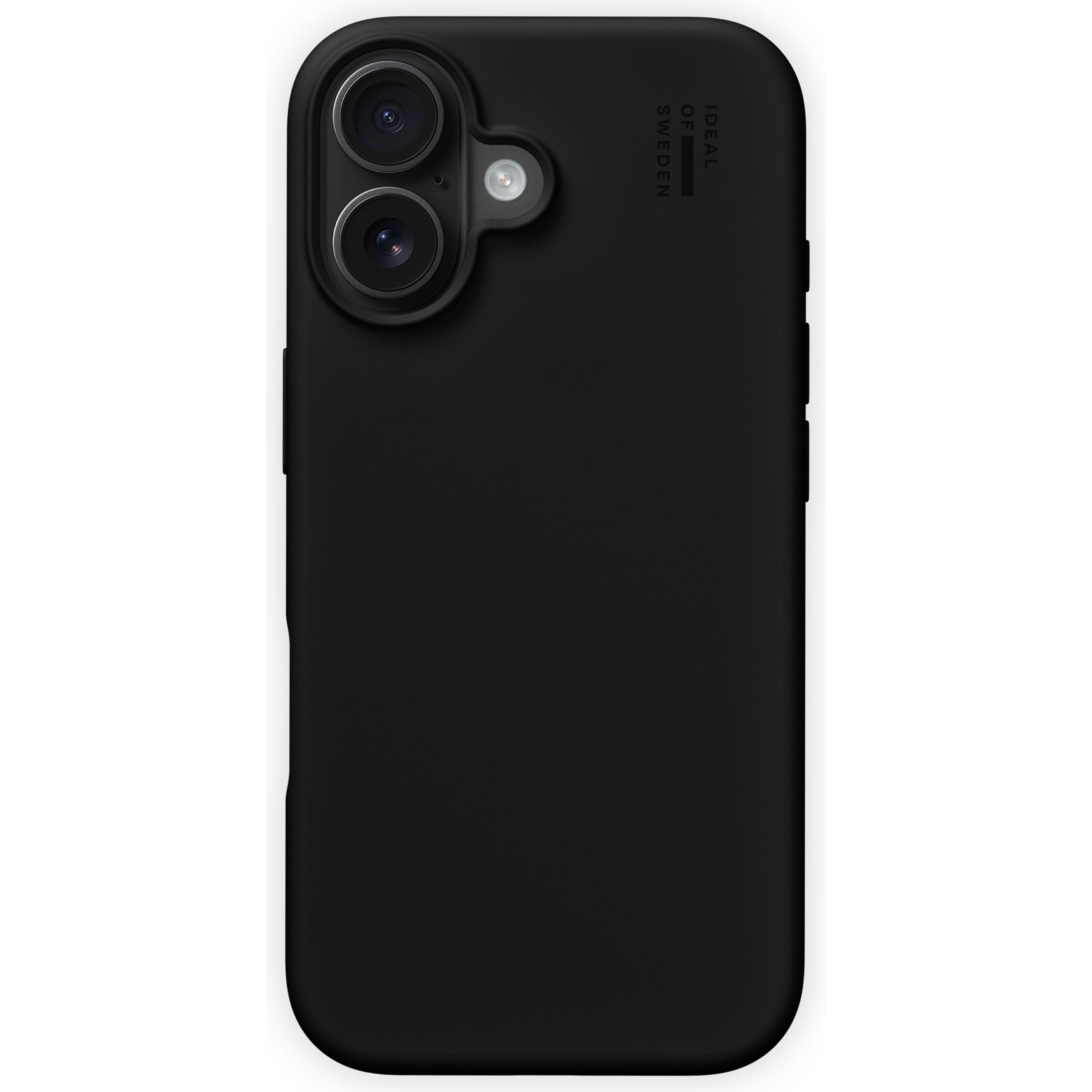 iDeal Of Sweden Custodia in silicone per iPhone 16 Plus - Nero (Apple iPhone 16 Plus), Cover smartphone, Nero